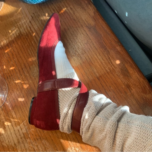 BURGUNDY BALLET FLAT - Picture 5 of 8